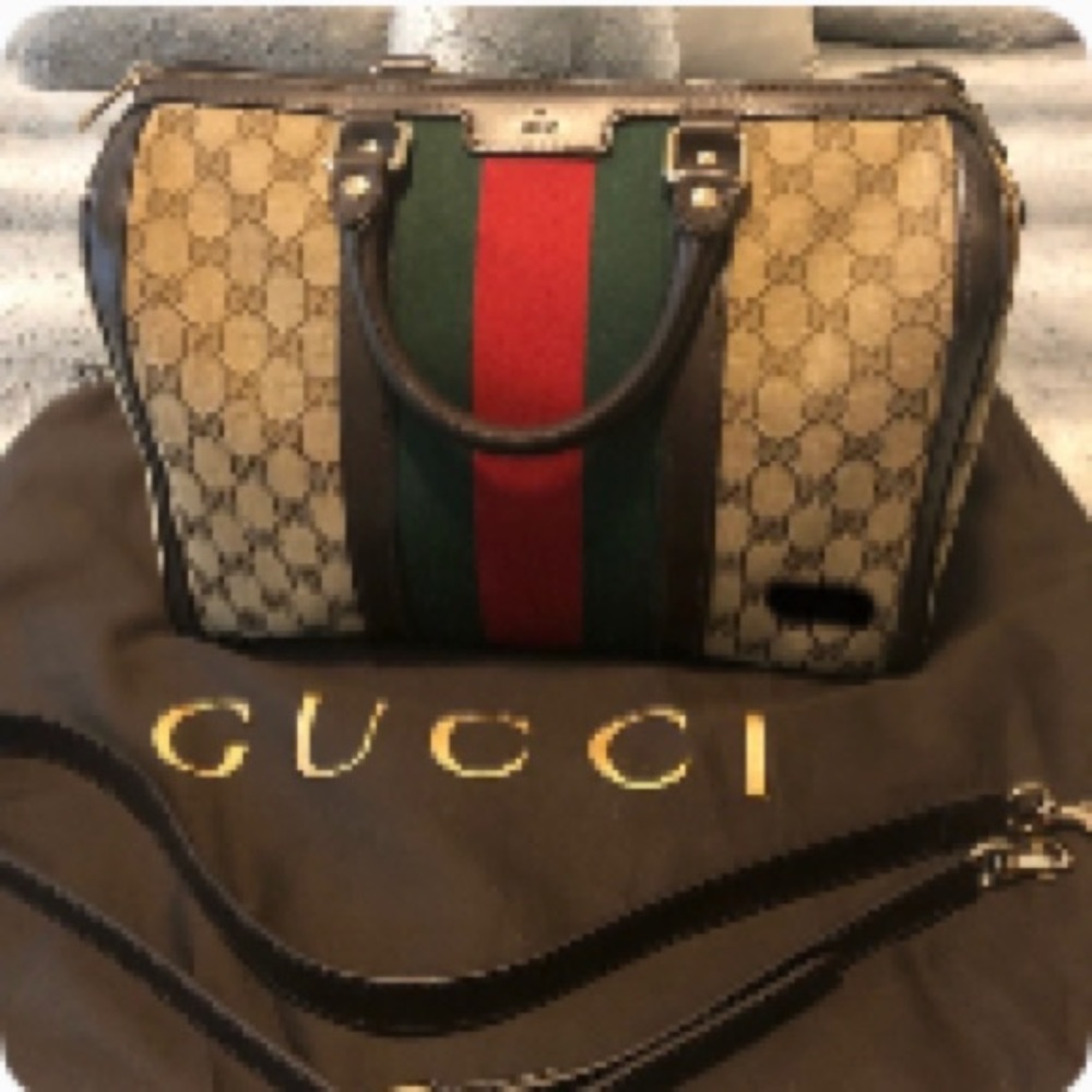Gucci Boston Vintage Shoulder/Hand Bag